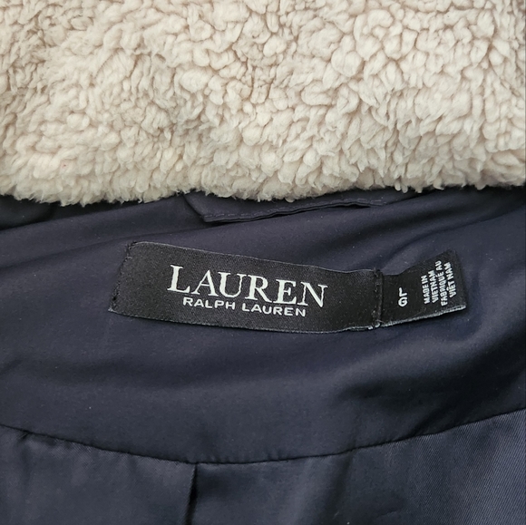 Lauren Ralph Lauren Navy Puffer Coat - Picture 4 of 6